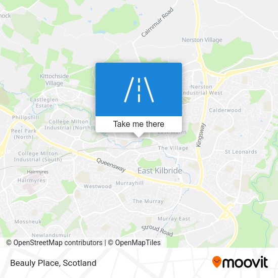 Beauly Place map