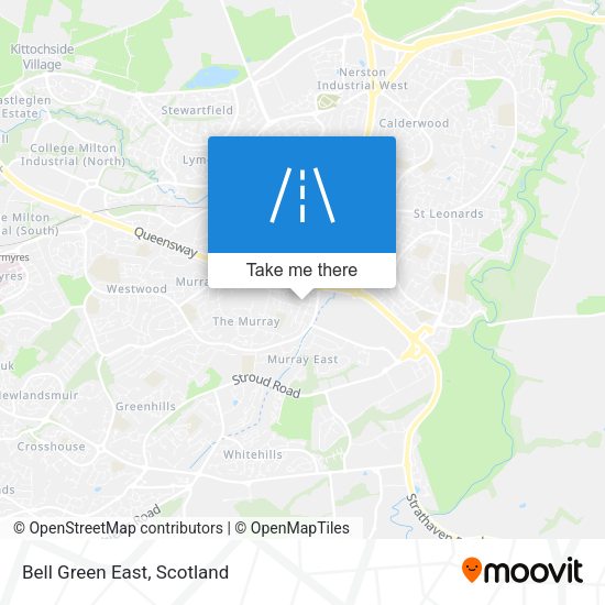 Bell Green East map