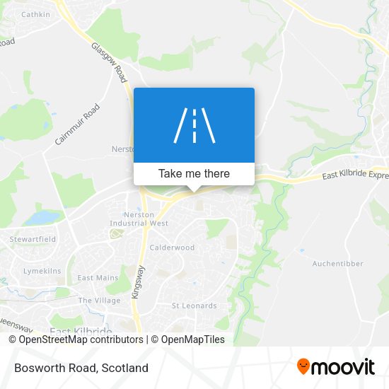 Bosworth Road map