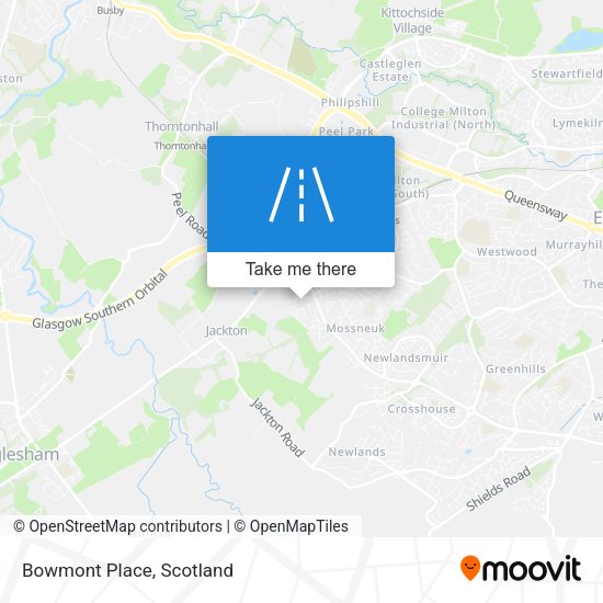 Bowmont Place map
