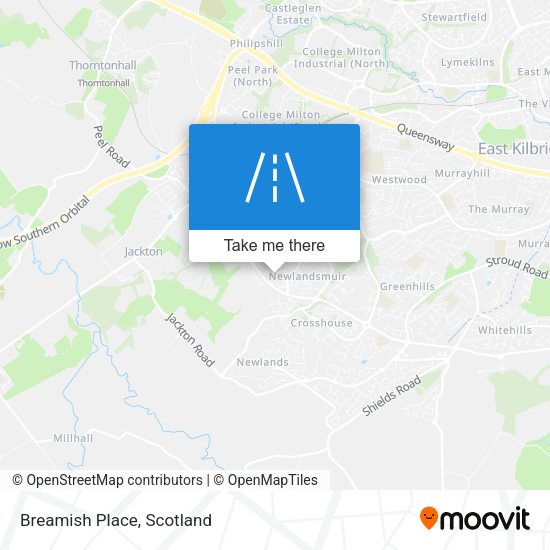 Breamish Place map