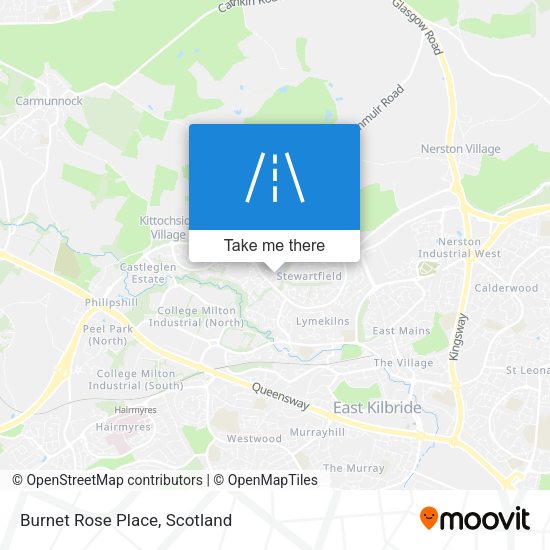 Burnet Rose Place map