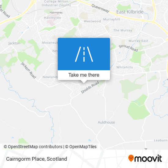 Cairngorm Place map
