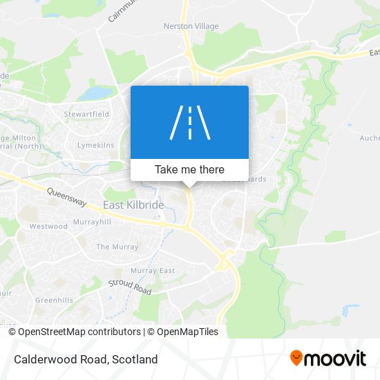 Calderwood Road map