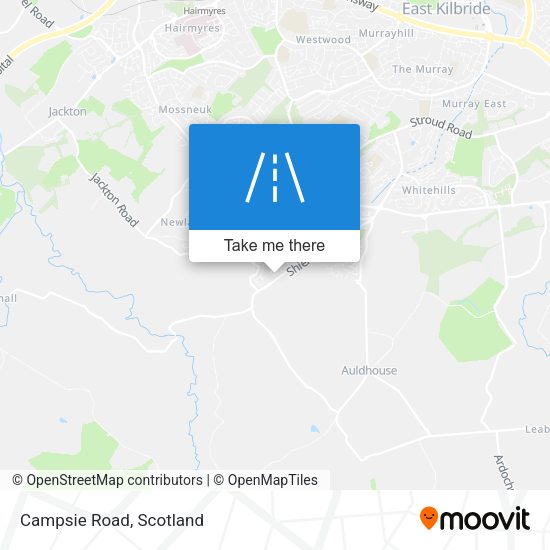 Campsie Road map