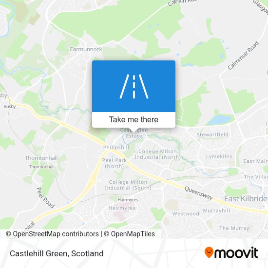 Castlehill Green map