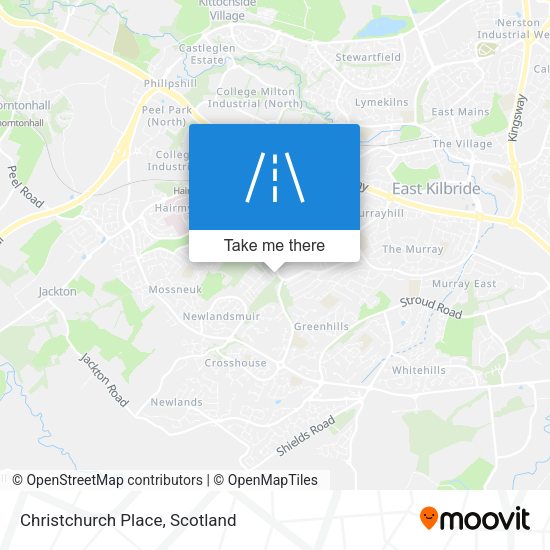 Christchurch Place map