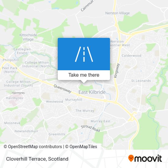 Cloverhill Terrace map