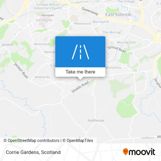 Corrie Gardens map