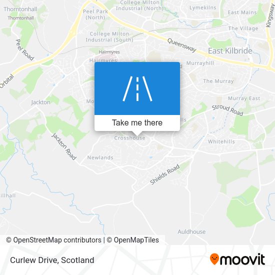 Curlew Drive map