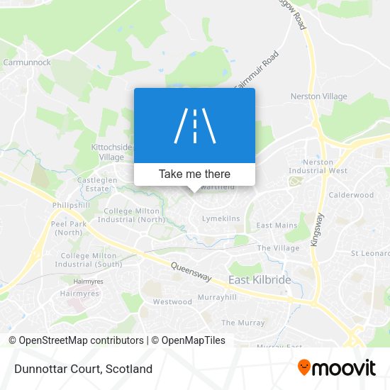 Dunnottar Court map