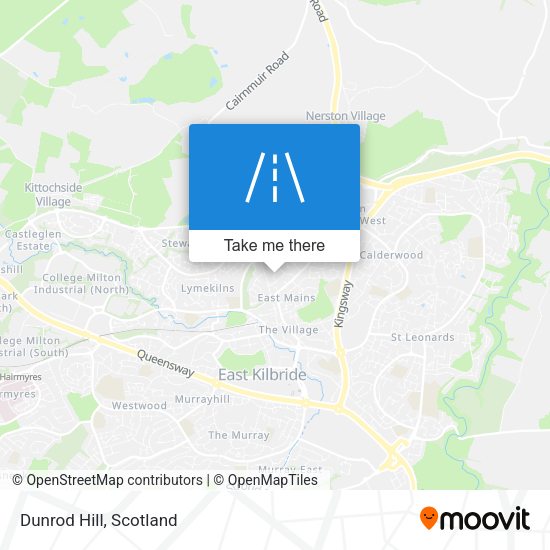 Dunrod Hill map