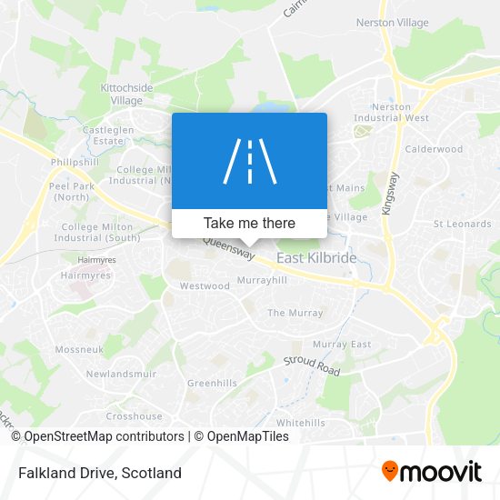 Falkland Drive map
