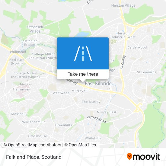 Falkland Place map