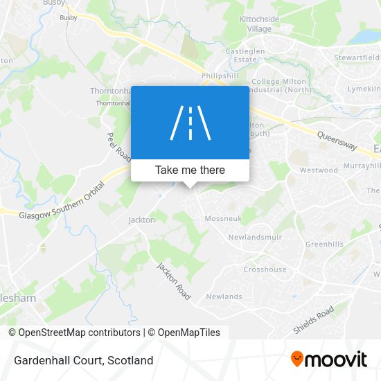Gardenhall Court map
