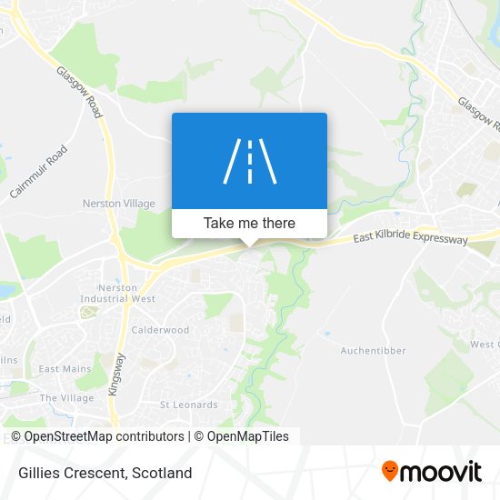 Gillies Crescent map