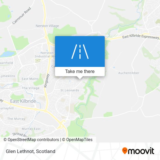 Glen Lethnot map