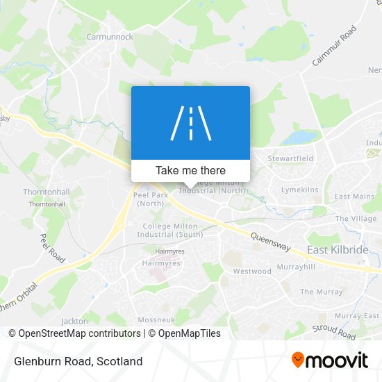 Glenburn Road map