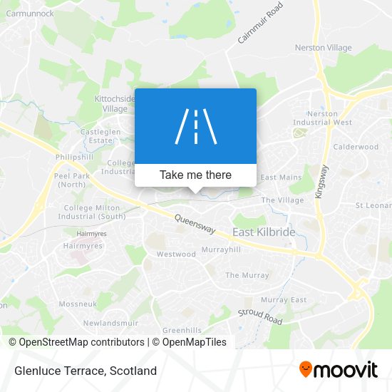 Glenluce Terrace map