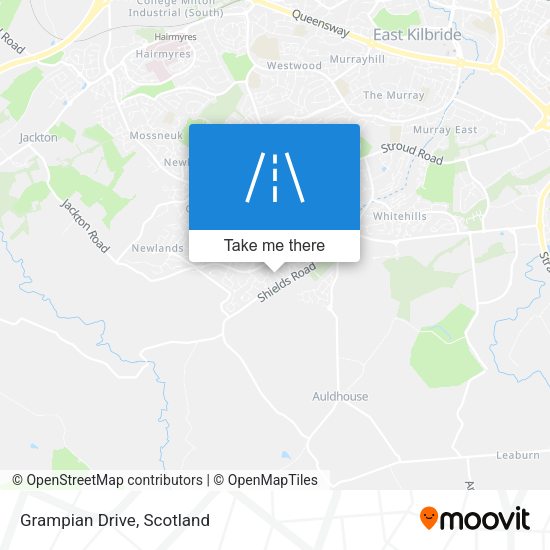 Grampian Drive map