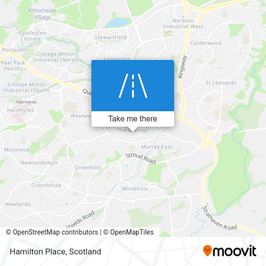 Hamilton Place map