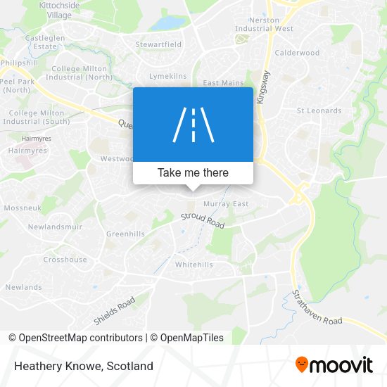 Heathery Knowe map
