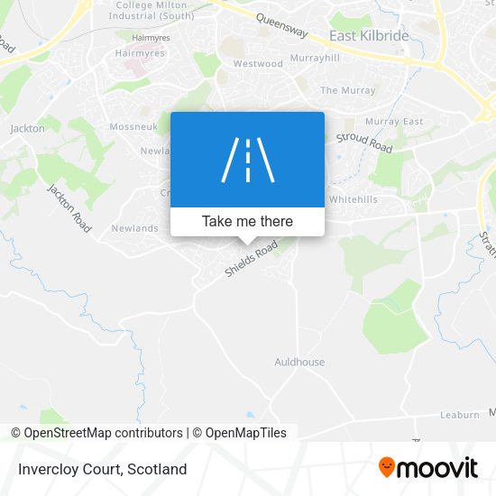 Invercloy Court map