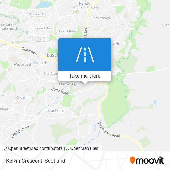 Kelvin Crescent map