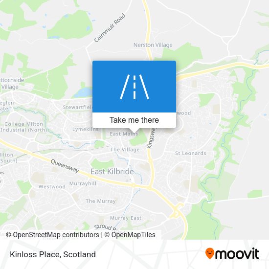 Kinloss Place map