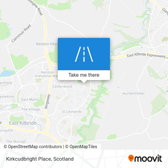 Kirkcudbright Place map