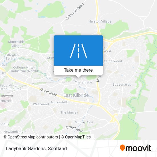 Ladybank Gardens map