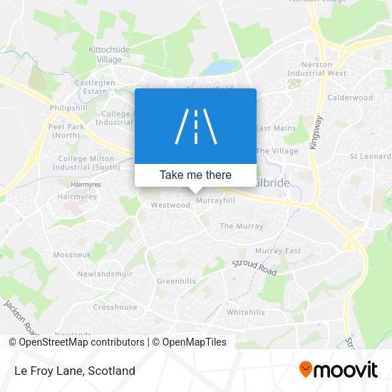Le Froy Lane map
