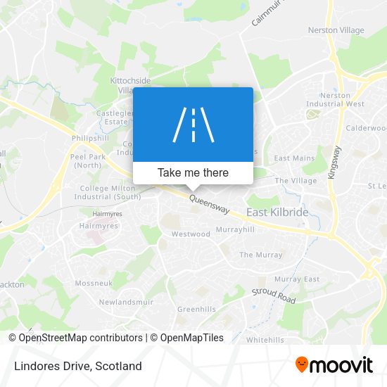 Lindores Drive map