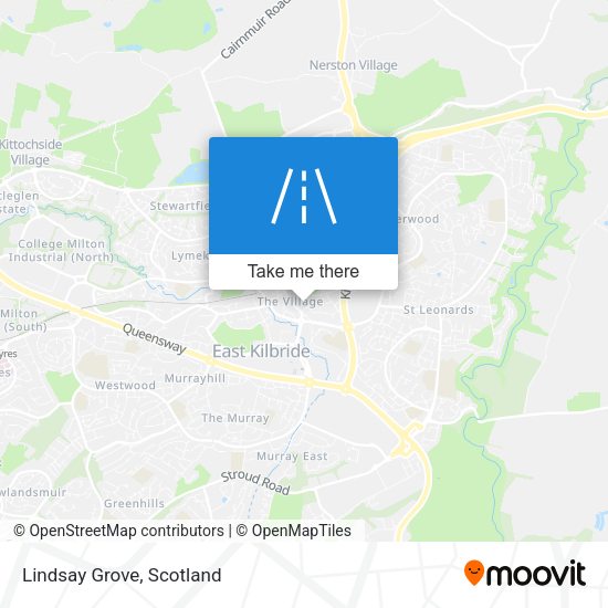 Lindsay Grove map