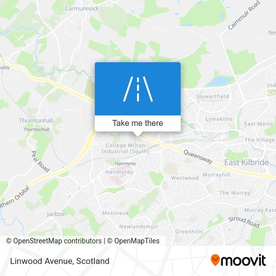 Linwood Avenue map