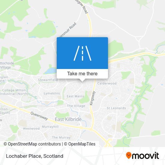 Lochaber Place map