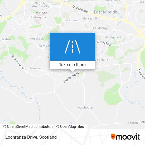 Lochranza Drive map