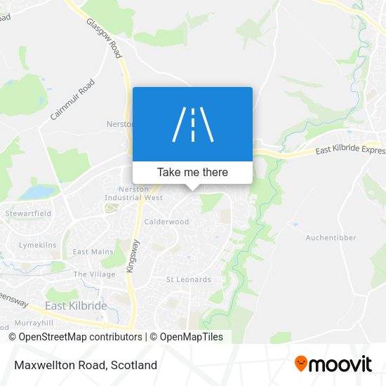 Maxwellton Road map