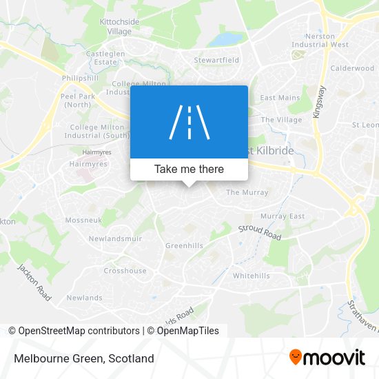 Melbourne Green map