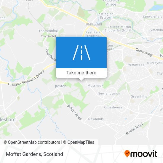 Moffat Gardens map