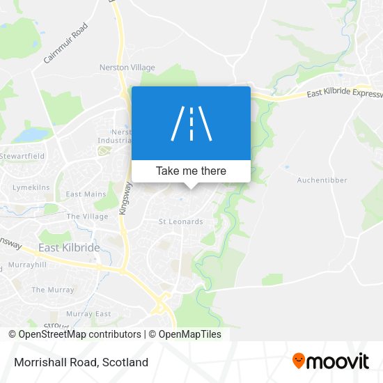 Morrishall Road map