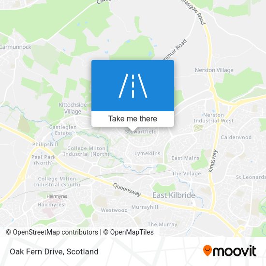Oak Fern Drive map