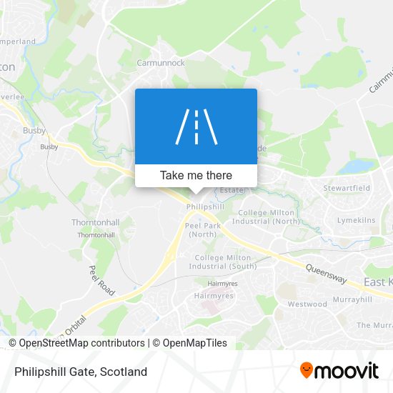 Philipshill Gate map