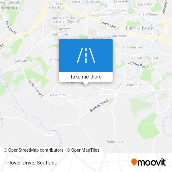 Plover Drive map