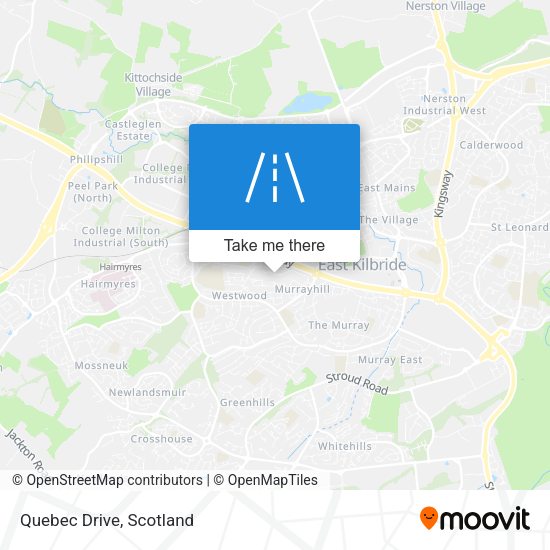 Quebec Drive map