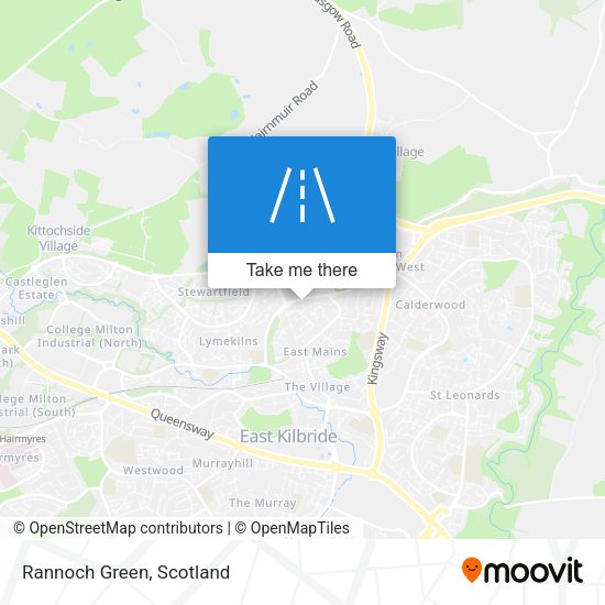 Rannoch Green map