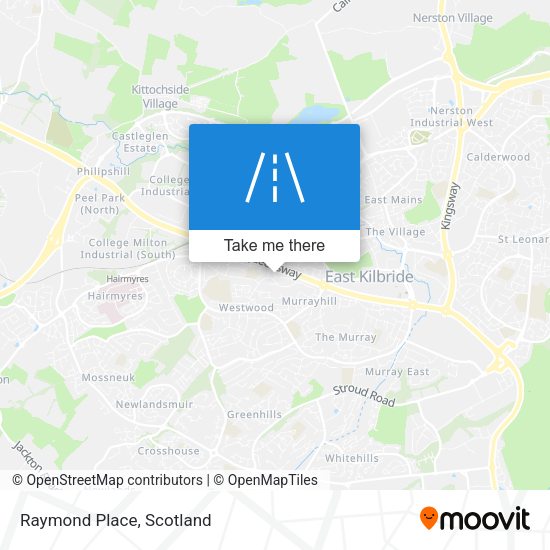 Raymond Place map