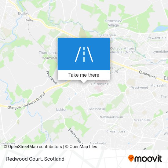Redwood Court map