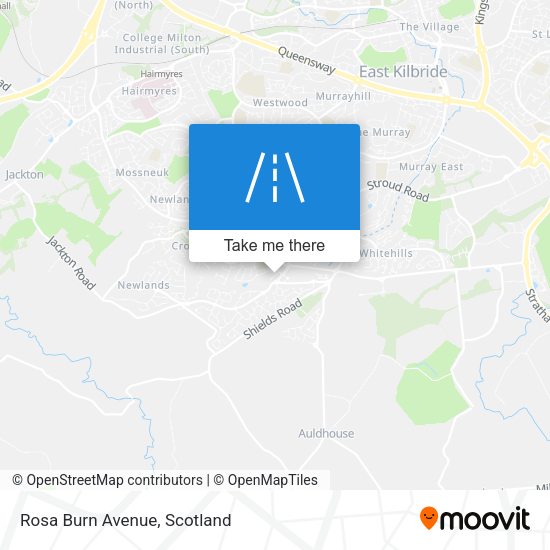Rosa Burn Avenue map