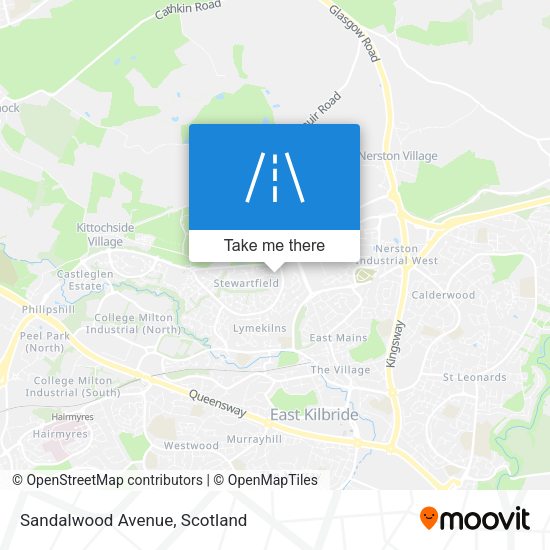 Sandalwood Avenue map